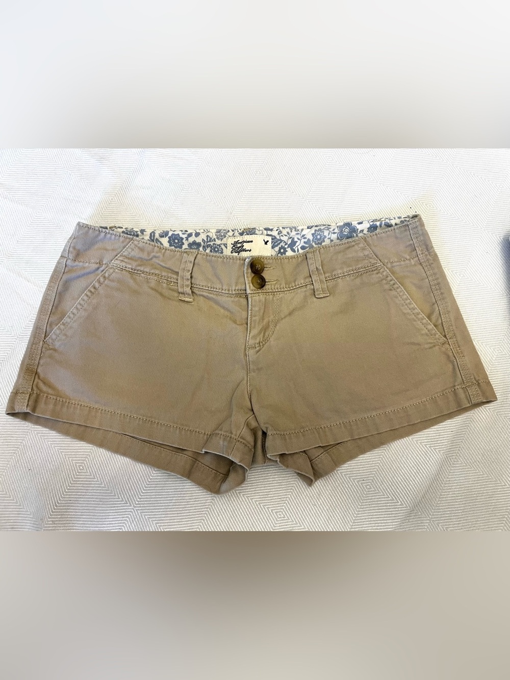 American Eagle Outfitters Tan Jean Shorts 0